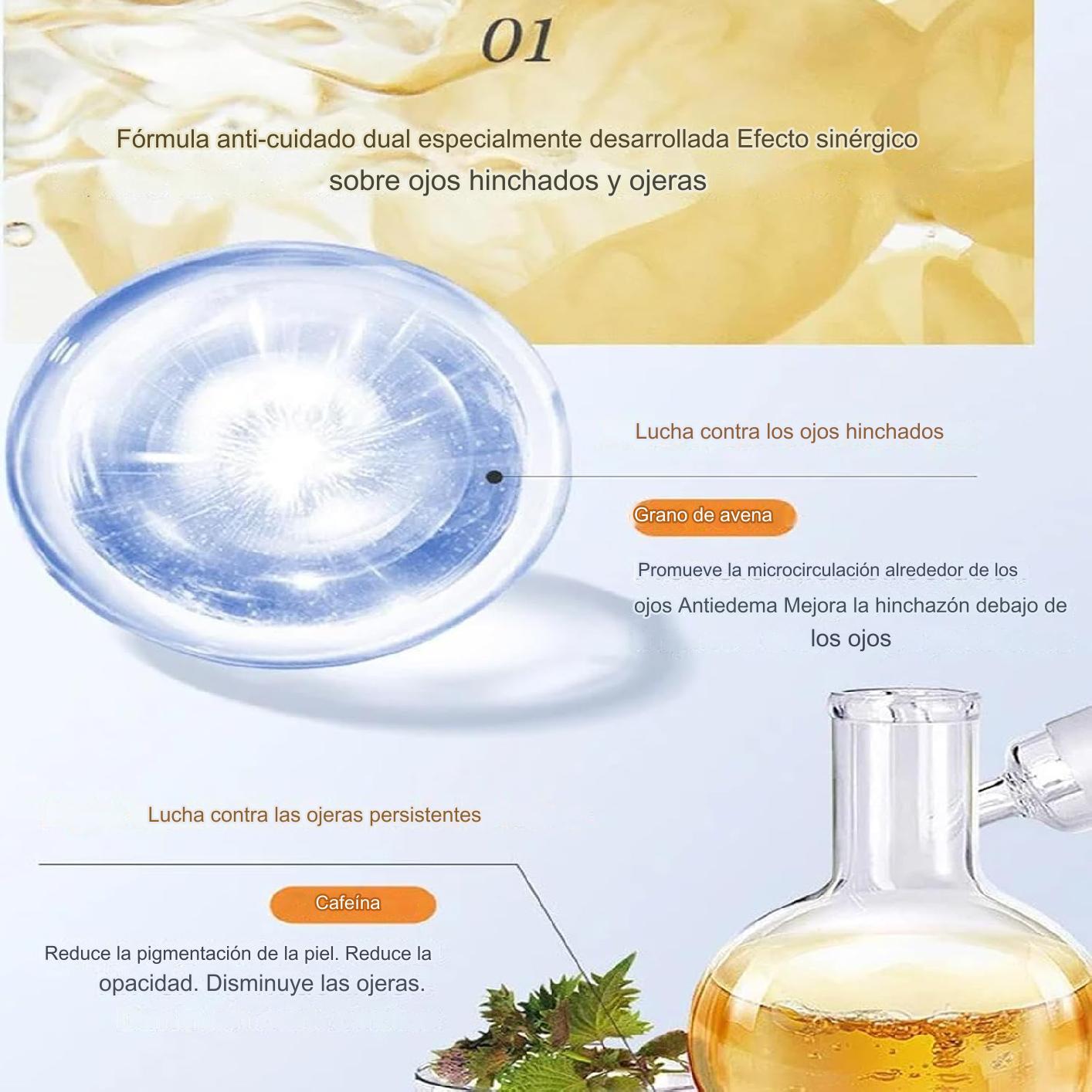 x10 Mascarillas Hidratante Anti Arrugas Para Eliminar Ojeras Limpieza facial Cuidado de la piel