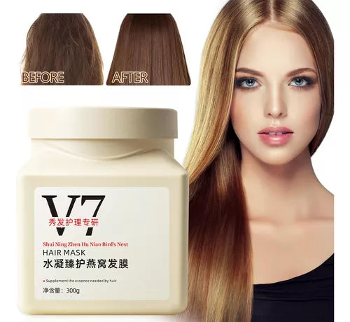 Combo 2x1 Chunfu®-Mascarilla Capilar: Nutrición Profunda, Crecimiento y Restauración Completa.