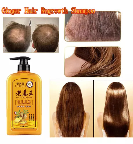 Lifusha® Shampoo Natural: Crecimiento Intensivo y Restauración Total para tu Cabello