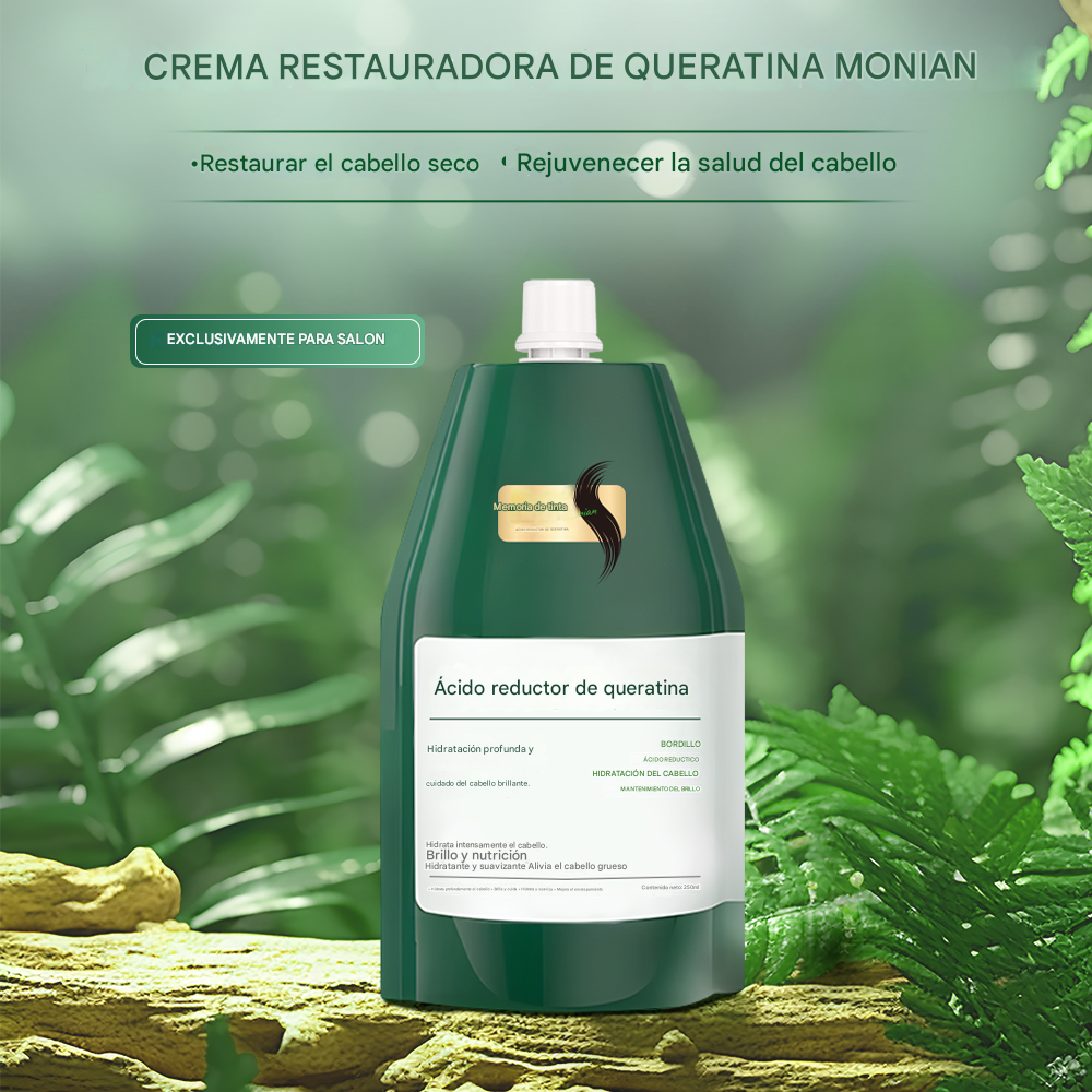 ¡Oferta por tiempo limitado! Crema Restauradora de Cabello Quemado con queratina peptídica
