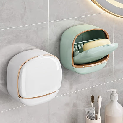 Soporte de Jabón PREMIUM™ – Jabón seco y baño impecable, con diseño elegante.