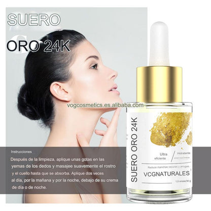 Serum  24K Gold® Original 100% Natural Rejuvenecedor Hidratante.
