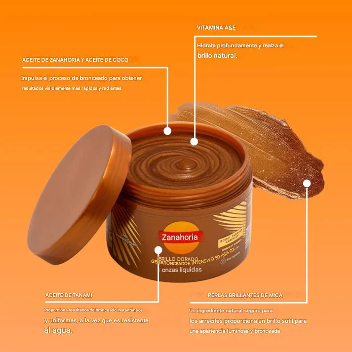 GEL BRONCEADOR INTENSIVO GOLD SHIMMER