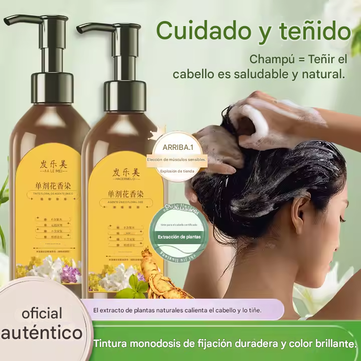 cubrecan™-Champú Anticanas Natural con Efecto Progresivo
